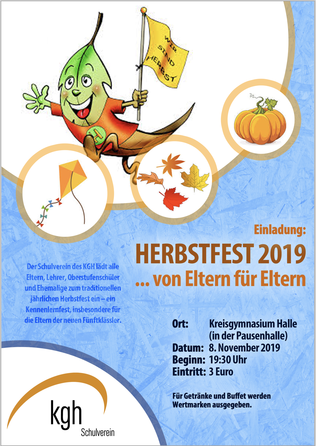 Einladung Zum Herbstfest Am Freitag, Den 8.11. – Kreisgymnasium Halle